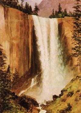 Albert Bierstadt Yosemite Falls Spain oil painting art